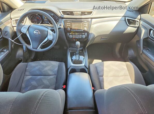 KNMAT2MV0GP724561 2016 NISSAN ROGUE Gray Dashboard view