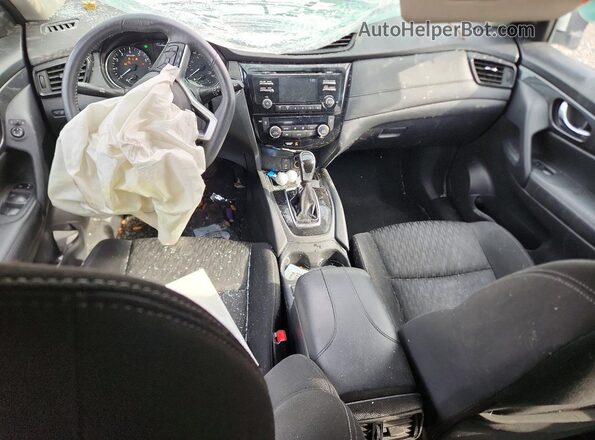 KNMAT2MV0HP556101 2017 NISSAN ROGUE White წინა პანელის ხედი