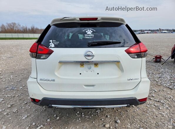 KNMAT2MV0HP556101 2017 NISSAN ROGUE White უკანა ხედი