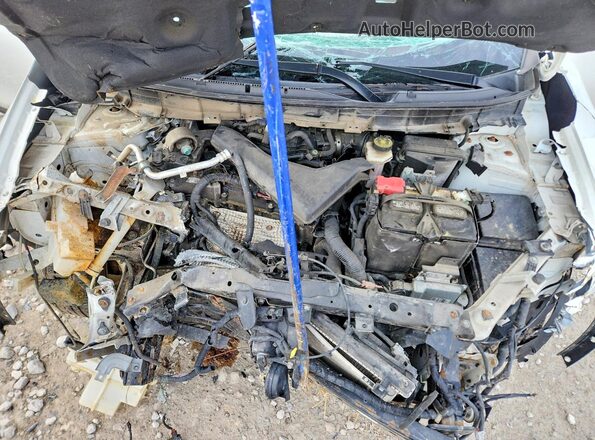 KNMAT2MV0HP556101 2017 NISSAN ROGUE White ძრავის განყოფილების ხედი