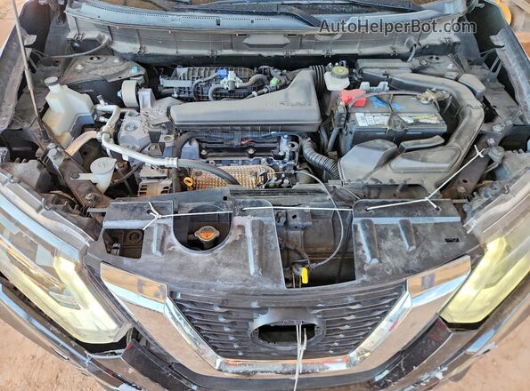 KNMAT2MV0HP558818 2017 NISSAN ROGUE Black Շարժիչի բաժամունքի տեսք