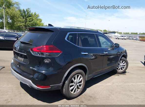 KNMAT2MV0HP582276 2017 NISSAN ROGUE Black უკანა მარჯვენა