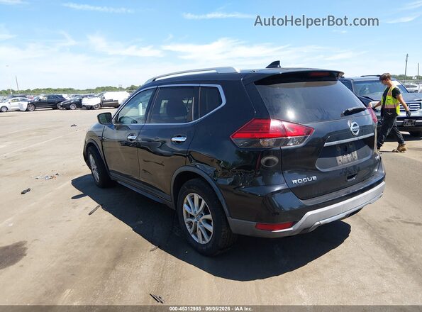 KNMAT2MV0HP582276 2017 NISSAN ROGUE Black უკანა მარცხენა