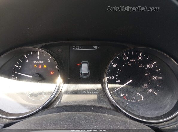 KNMAT2MV0HP582276 2017 NISSAN ROGUE Black უკანა სავარძლების ხედი