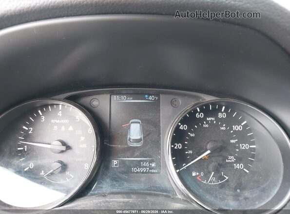 KNMAT2MV0HP598607 2017 NISSAN ROGUE Black Հետևի նստատեղերի տեսք