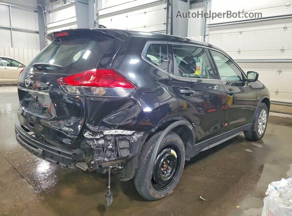KNMAT2MV0HP598722 2017 NISSAN ROGUE Black უკანა მარჯვენა