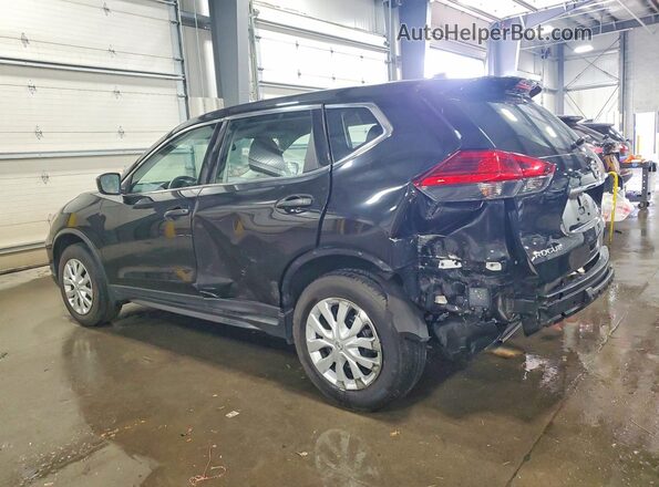 KNMAT2MV0HP598722 2017 NISSAN ROGUE Black უკანა მარცხენა