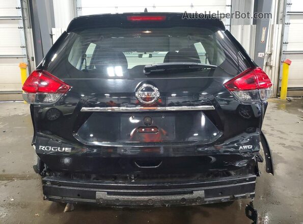 KNMAT2MV0HP598722 2017 NISSAN ROGUE Black უკანა ხედი