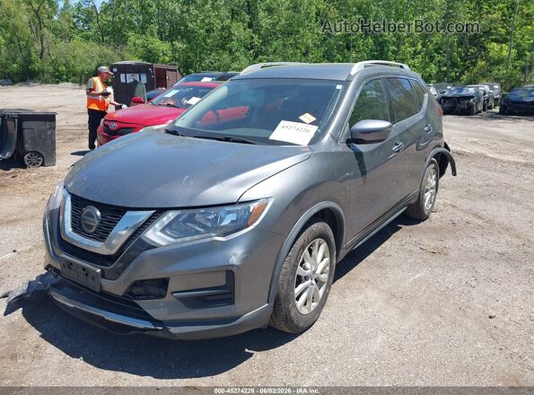 KNMAT2MV0JP559151 2018 NISSAN ROGUE Gray Front left
