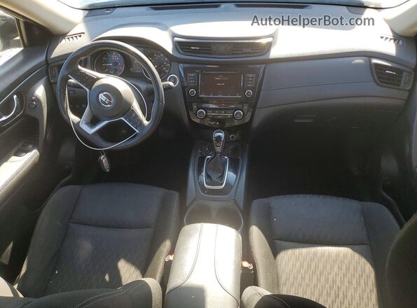 KNMAT2MV0KP539466 2019 NISSAN ROGUE White Вид панелі приладів