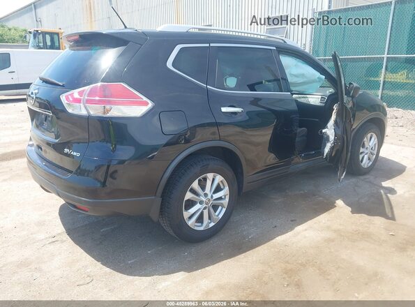 KNMAT2MV1GP596928 2016 NISSAN ROGUE Black Rear right