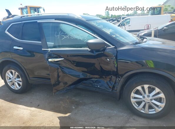 KNMAT2MV1GP596928 2016 NISSAN ROGUE Black Front view