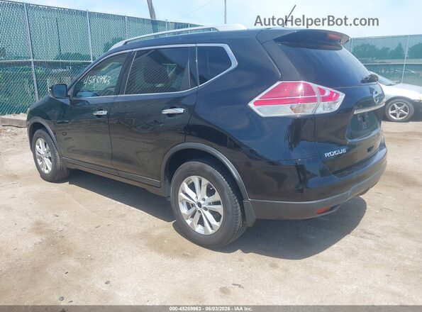 KNMAT2MV1GP596928 2016 NISSAN ROGUE Black Rear left
