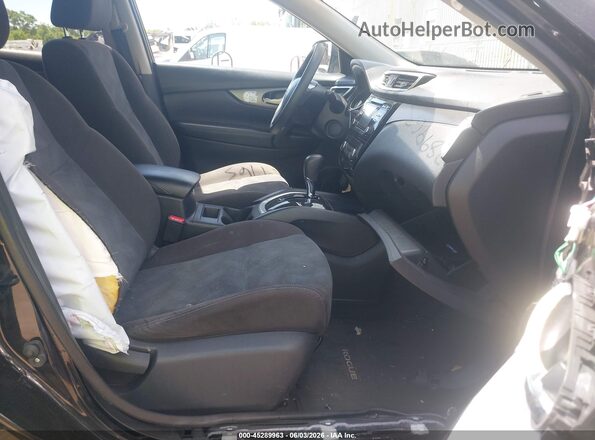 KNMAT2MV1GP596928 2016 NISSAN ROGUE Black Front interior view