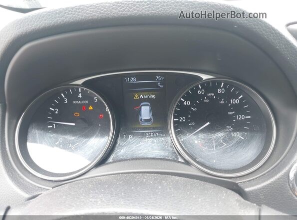 KNMAT2MV1GP604042 2016 NISSAN ROGUE Black Հետևի նստատեղերի տեսք