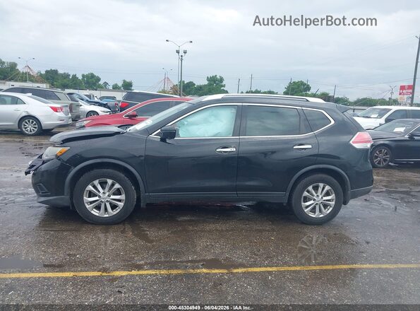 KNMAT2MV1GP604042 2016 NISSAN ROGUE Black Սալոնի 360 աստիճան տեսք