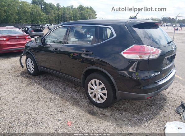 KNMAT2MV1GP610777 2016 NISSAN ROGUE Black Задня ліва чверть
