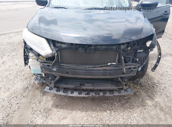 KNMAT2MV1GP610777 2016 NISSAN ROGUE Black Вид спереду