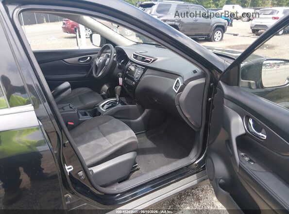 KNMAT2MV1GP610777 2016 NISSAN ROGUE Black Вид салону спереду