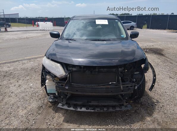 KNMAT2MV1GP610777 2016 NISSAN ROGUE Black Вид задньої частини салону