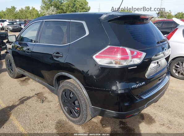 KNMAT2MV1GP624775 2016 NISSAN ROGUE Black Rear left