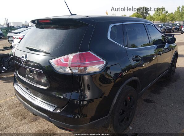 KNMAT2MV1GP624775 2016 NISSAN ROGUE Black Rear right