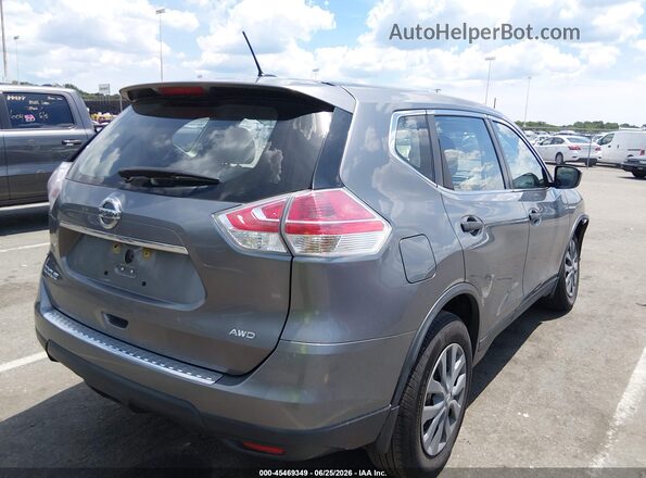 KNMAT2MV1GP652057 2016 NISSAN ROGUE Gray Հետևի աջ