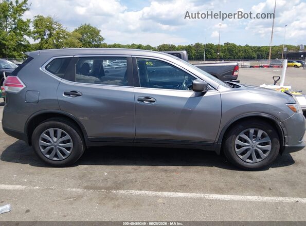 KNMAT2MV1GP652057 2016 NISSAN ROGUE Gray Դիմացի տեսք