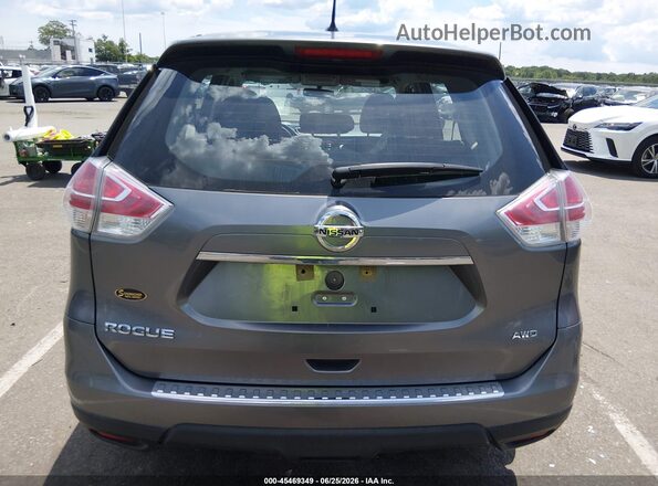 KNMAT2MV1GP652057 2016 NISSAN ROGUE Gray 