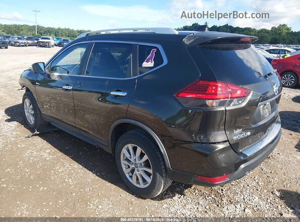 KNMAT2MV1HP513855 2017 NISSAN ROGUE Черный Задняя левая четверть