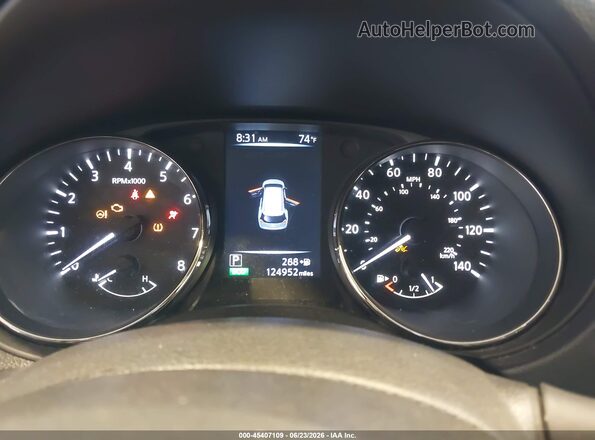 KNMAT2MV1HP583730 2017 NISSAN ROGUE Gray Вид задніх сидінь