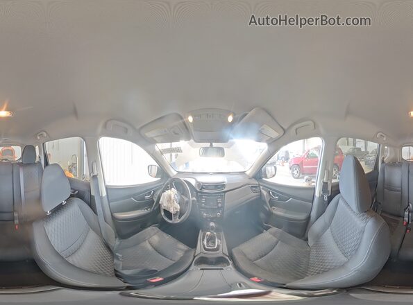 KNMAT2MV1HP609999 2017 NISSAN ROGUE Silver Սալոնի 360 աստիճան տեսք