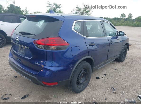 KNMAT2MV1JP538552 2018 NISSAN ROGUE Blue უკანა მარჯვენა