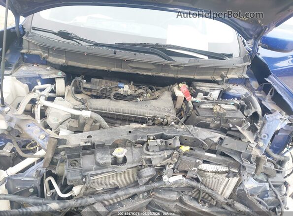 KNMAT2MV1JP538552 2018 NISSAN ROGUE Blue უკანა ხედი