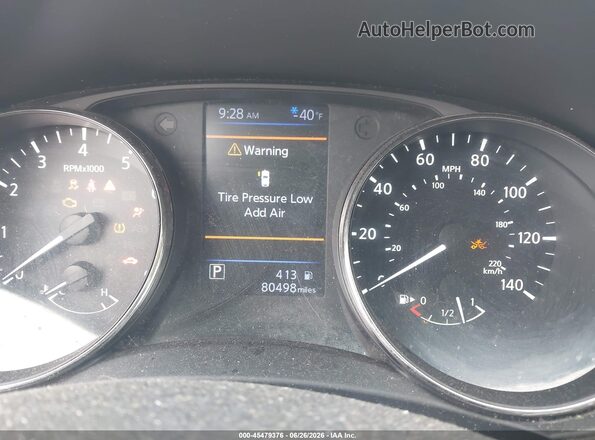 KNMAT2MV1JP538552 2018 NISSAN ROGUE Blue უკანა სავარძლების ხედი