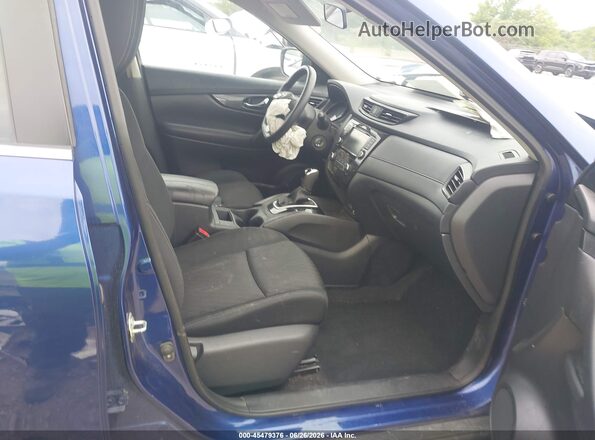 KNMAT2MV1JP538552 2018 NISSAN ROGUE Blue წინა სალონის ხედი