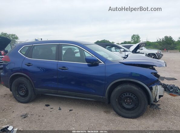 KNMAT2MV1JP538552 2018 NISSAN ROGUE Blue უკანა სალონის ხედი