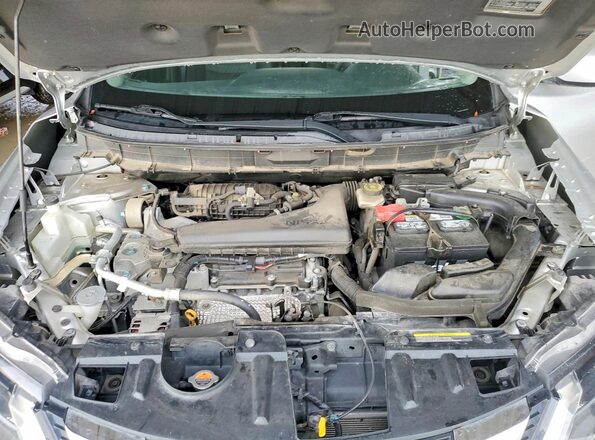 KNMAT2MV1JP554251 2018 NISSAN ROGUE Серебряный Вид подкапотного пространства