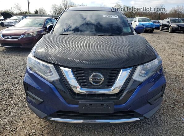 KNMAT2MV1JP562897 2018 NISSAN ROGUE Blue Դիմացի տեսք