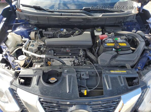 KNMAT2MV1JP562897 2018 NISSAN ROGUE Blue Սալոնի հետևի տեսք