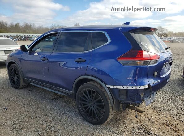 KNMAT2MV1JP562897 2018 NISSAN ROGUE Blue Հետևի ձախ