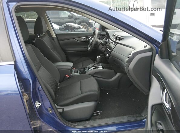 KNMAT2MV1JP569025 2018 NISSAN ROGUE Blue Vista interior delantera