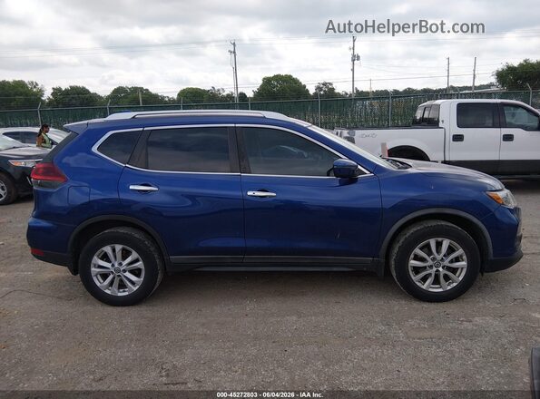 KNMAT2MV1JP569025 2018 NISSAN ROGUE Blue Vista interior trasera