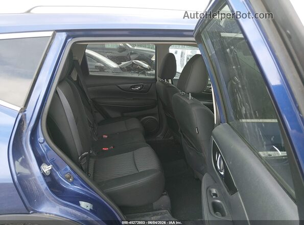 KNMAT2MV1JP569025 2018 NISSAN ROGUE Blue Vista de la etiqueta del VIN