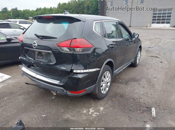 KNMAT2MV1JP589873 2018 NISSAN ROGUE Black Հետևի աջ