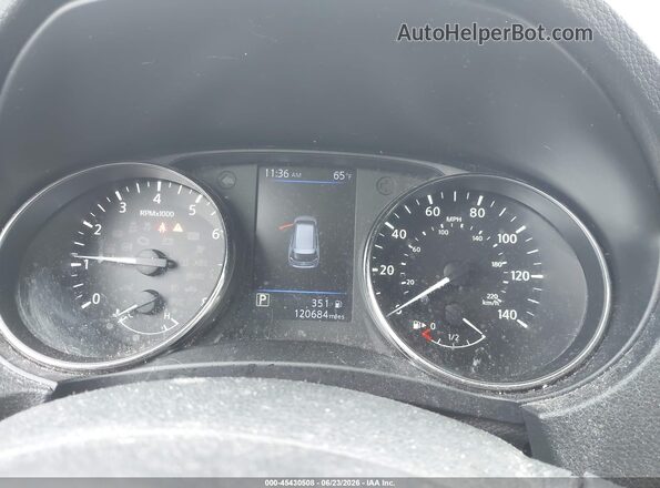 KNMAT2MV1JP589873 2018 NISSAN ROGUE Black Հետևի նստատեղերի տեսք