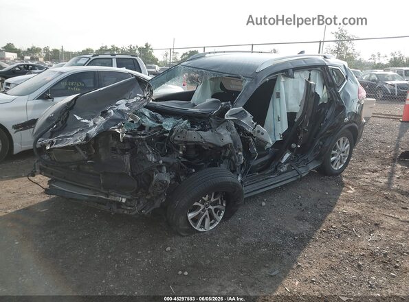 KNMAT2MV1JP599867 2018 NISSAN ROGUE Black Przód lewy