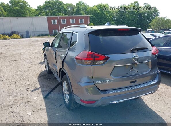 KNMAT2MV1JP617932 2018 NISSAN ROGUE Gray Trasero izquierdo