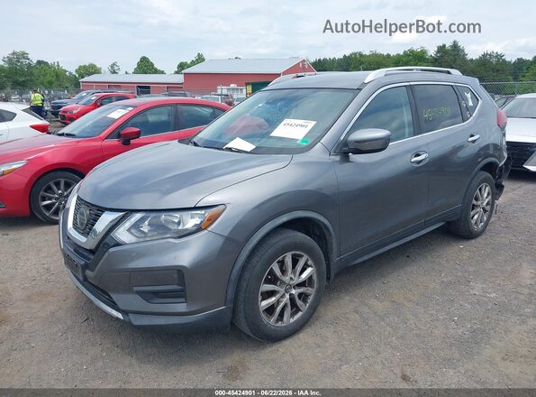 KNMAT2MV1KP549598 2019 NISSAN ROGUE Gray წინა მარცხენა ხედი სამი მეოთხედიდან