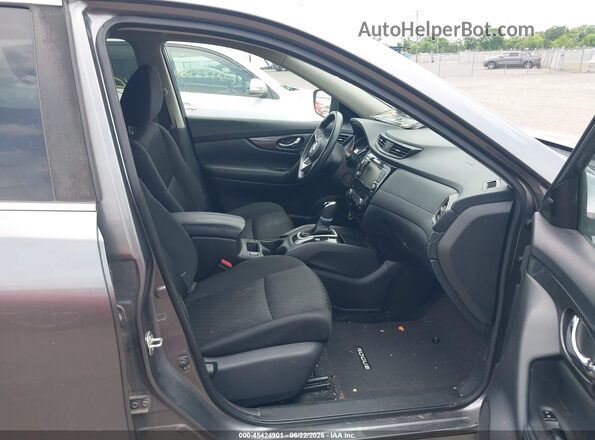 KNMAT2MV1KP549598 2019 NISSAN ROGUE Gray წინა სალონის ხედი